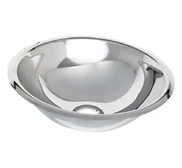 Cuba Meia Bola 30X11 Aço Inox 304 – Polida com Aba Infinita